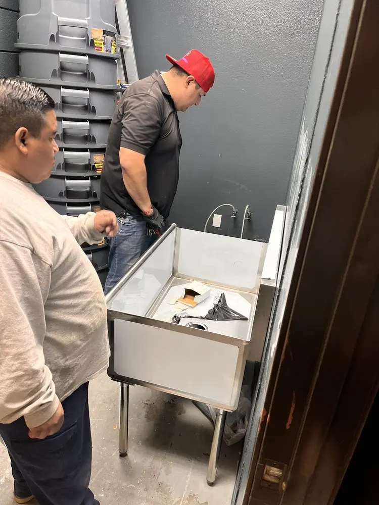 Commercial plumbing and sink installation in Virgil Village